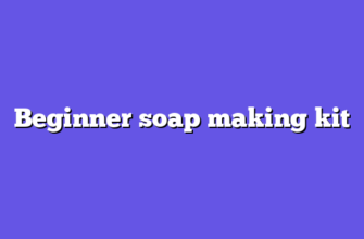 Beginner soap making kit