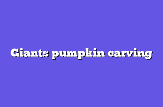 Giants pumpkin carving