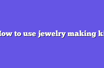 How to use jewelry making kit