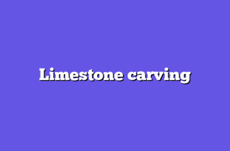 Limestone carving
