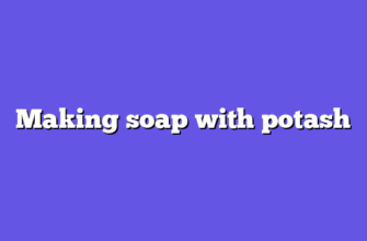 Making soap with potash