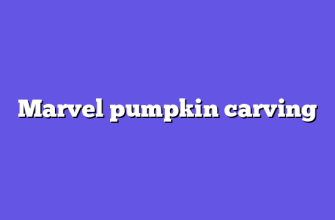Marvel pumpkin carving