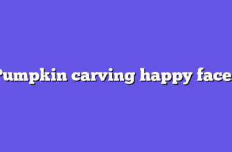 Pumpkin carving happy faces