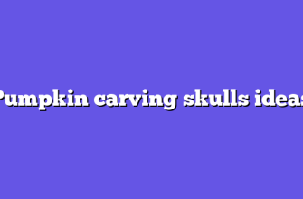 Pumpkin carving skulls ideas