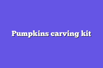 Pumpkins carving kit
