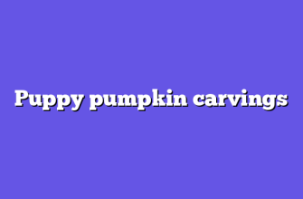 Puppy pumpkin carvings