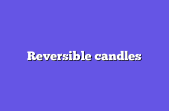 Reversible candles