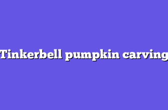 Tinkerbell pumpkin carving