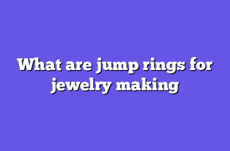 What are jump rings for jewelry making