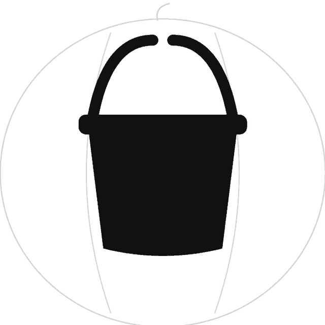 Candy Bucket pumpkin carving stencil
