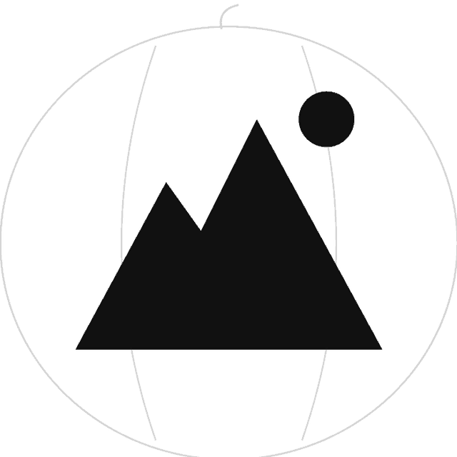 Mountains pumpkin carving stencil